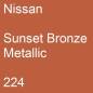 Preview: Nissan, Sunset Bronze Metallic, 224.